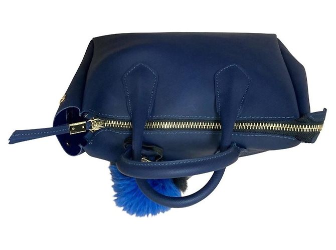 Autre Marque Borsa 2way in PVC Gianni Chiarini Blu Blu navy - vista 3