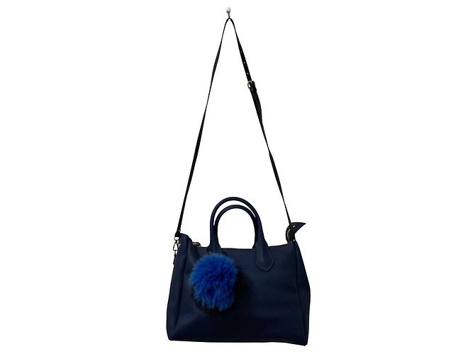 Autre Marque Borsa 2way in PVC Gianni Chiarini Blu Blu navy - vista 7