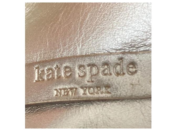 Borsa in pelle traforata kate spade D'oro - vista 10