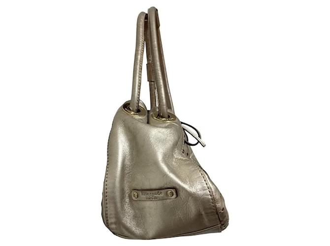 Borsa in pelle traforata kate spade D'oro - vista 4