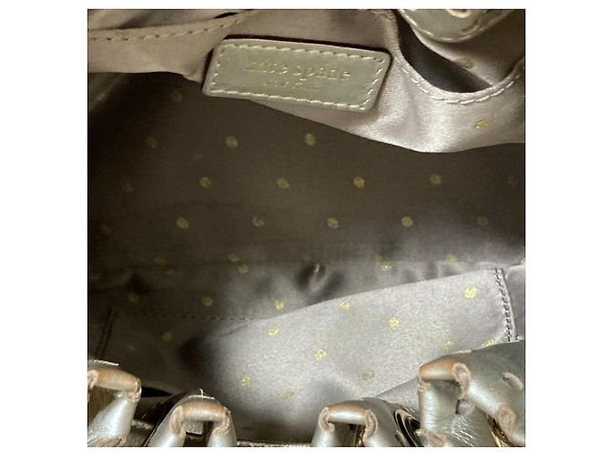 Borsa in pelle traforata kate spade D'oro - vista 7