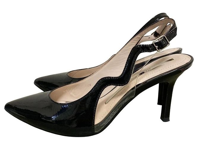 Autre Marque Décolleté in pelle vernita STACCATO Nero - Ansicht 3