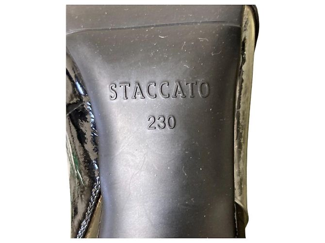 Autre Marque Décolleté in pelle vernita STACCATO Nero - Ansicht 8