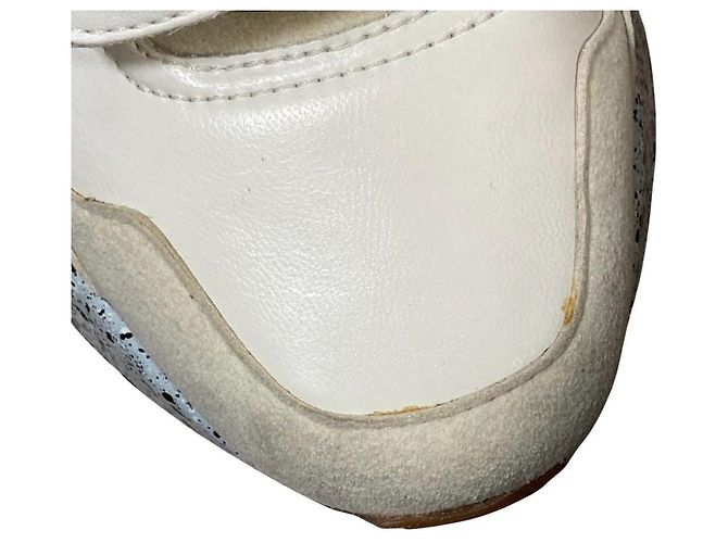 Stella Mc Cartney Sneakers Stella McCartney Eclipse Velcro Nero Bianco Grigio - vista 11