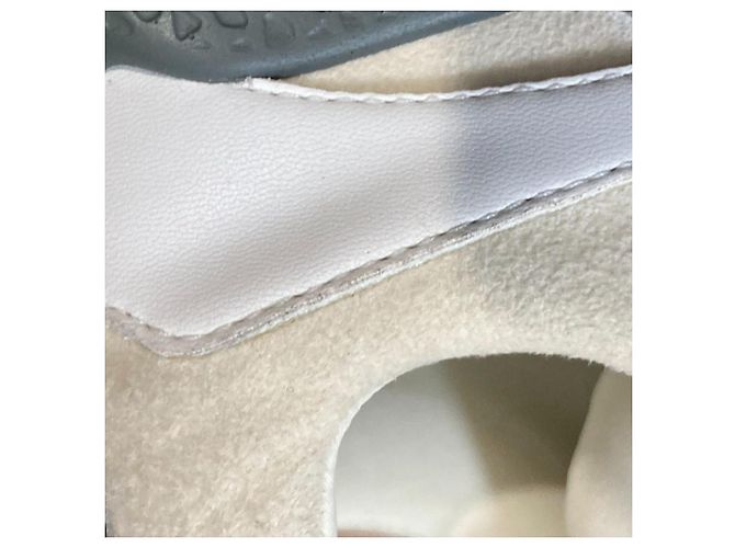 Stella Mc Cartney Sneakers Stella McCartney Eclipse Velcro Nero Bianco Grigio - vista 9