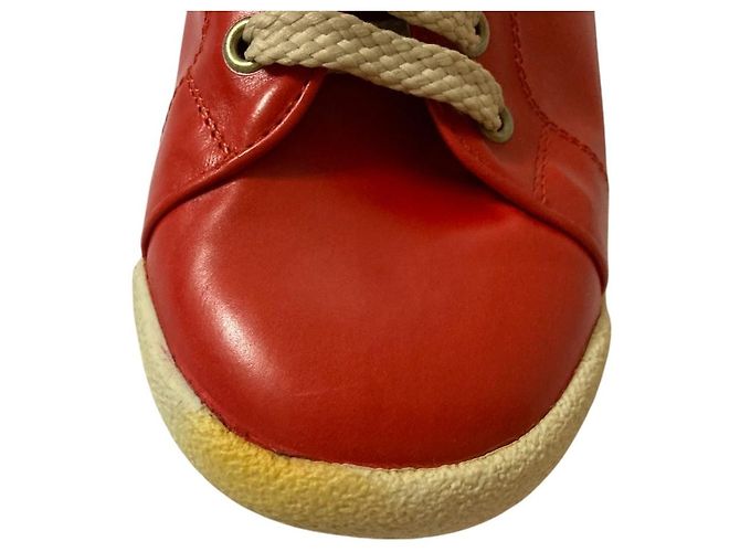 Leder-Sneaker von MARC JACOBS Rot - Ansicht 10