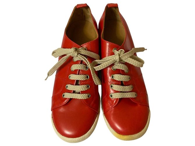 Leder-Sneaker von MARC JACOBS Rot - Ansicht 2