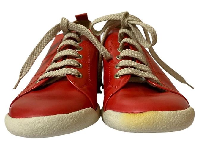 Leder-Sneaker von MARC JACOBS Rot - Ansicht 3