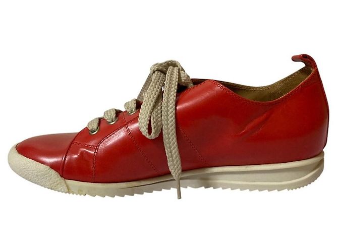 Leder-Sneaker von MARC JACOBS Rot - Ansicht 5