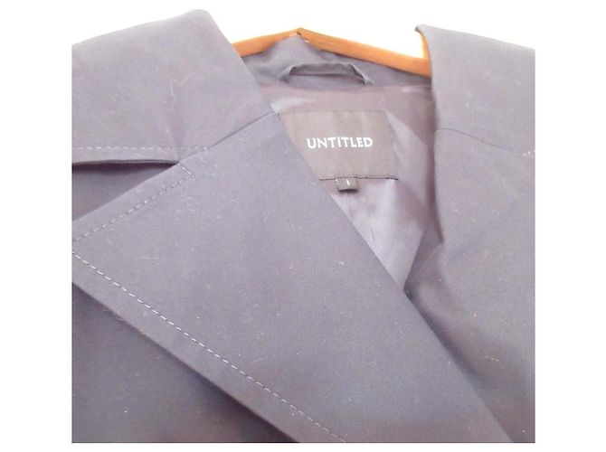 Autre Marque Gabardina UNTITLED Negro - vista 3