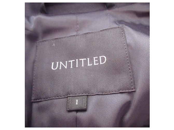 Autre Marque Gabardina UNTITLED Negro - vista 7