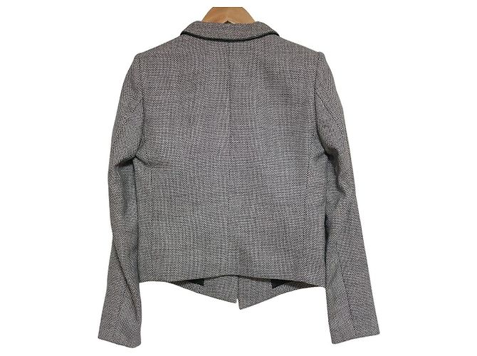Autre Marque Tweed-Jacke mit Taillierung John Lawrence Sullivan Schwarz - Ansicht 2