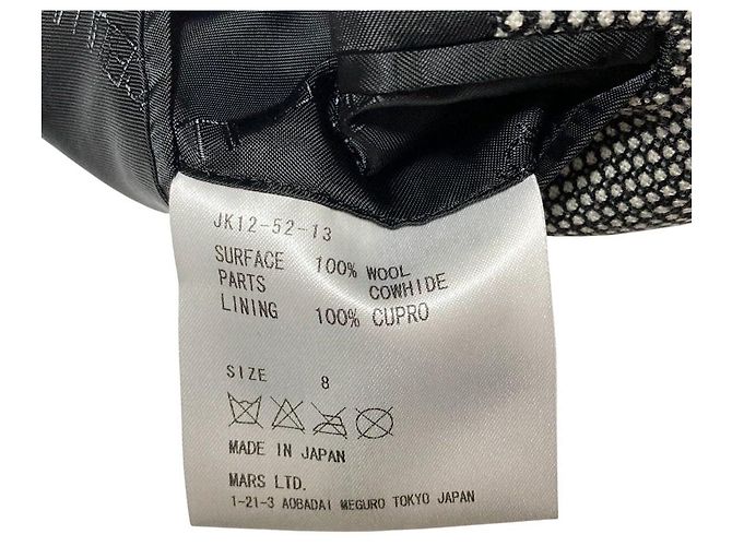 Autre Marque Tweed-Jacke mit Taillierung John Lawrence Sullivan Schwarz - Ansicht 6