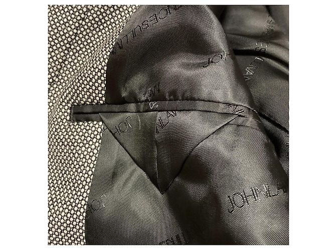 Autre Marque Tweed-Jacke mit Taillierung John Lawrence Sullivan Schwarz - Ansicht 8