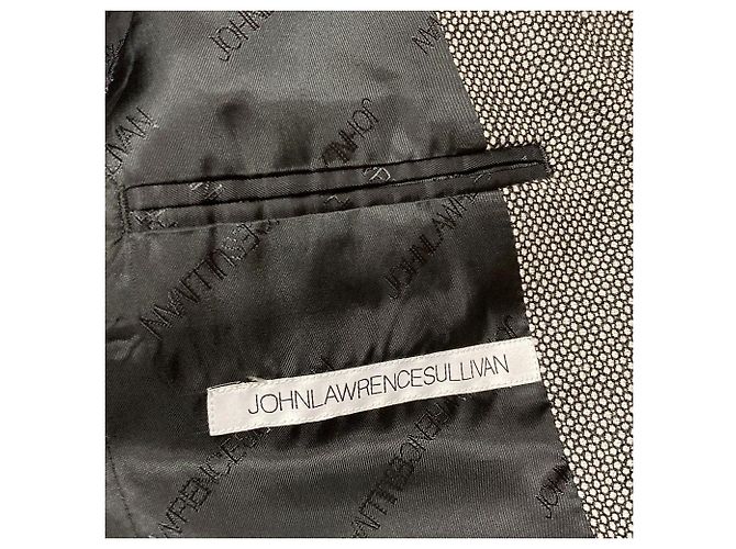 Autre Marque Tweed-Jacke mit Taillierung John Lawrence Sullivan Schwarz - Ansicht 9