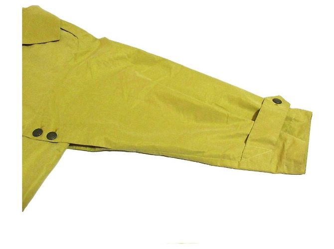 Autre Marque Cappotto singolo con ricamo logo Aigner Giallo - vista 4