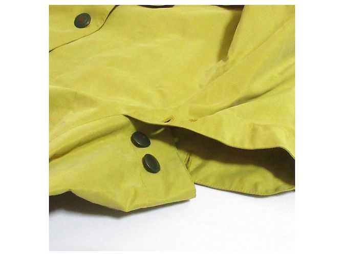 Autre Marque Cappotto singolo con ricamo logo Aigner Giallo - vista 5