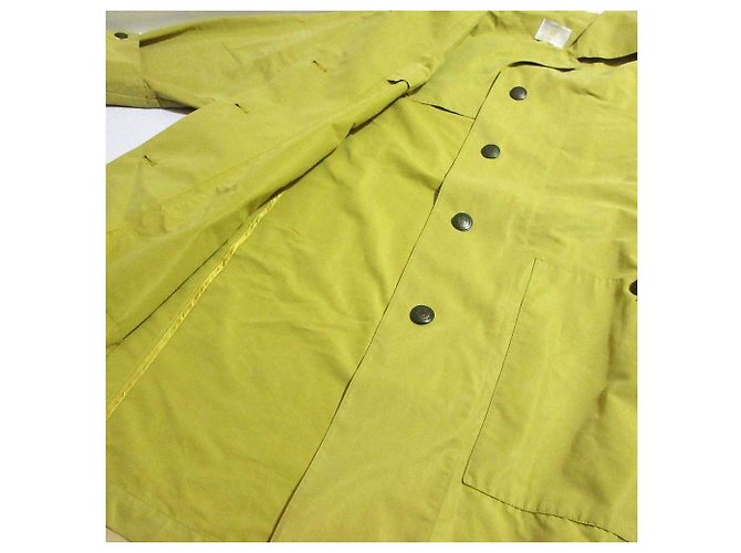 Autre Marque Cappotto singolo con ricamo logo Aigner Giallo - vista 6
