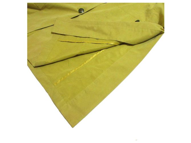 Autre Marque Cappotto singolo con ricamo logo Aigner Giallo - vista 7