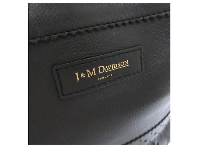 Autre Marque Borsa 2way in pelle J&M Davidson Carnival Nero - vista 8