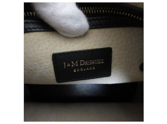 Autre Marque Borsa 2way in pelle J&M Davidson Carnival Nero - vista 9