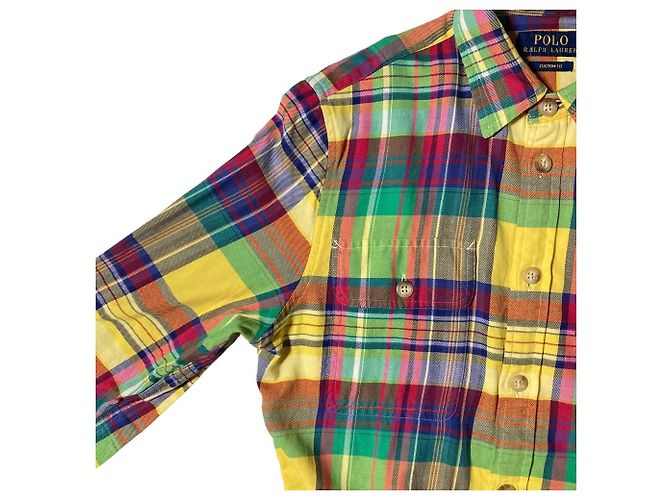 Camicia a quadri Polo Ralph Lauren Multicolore Giallo - vista 3
