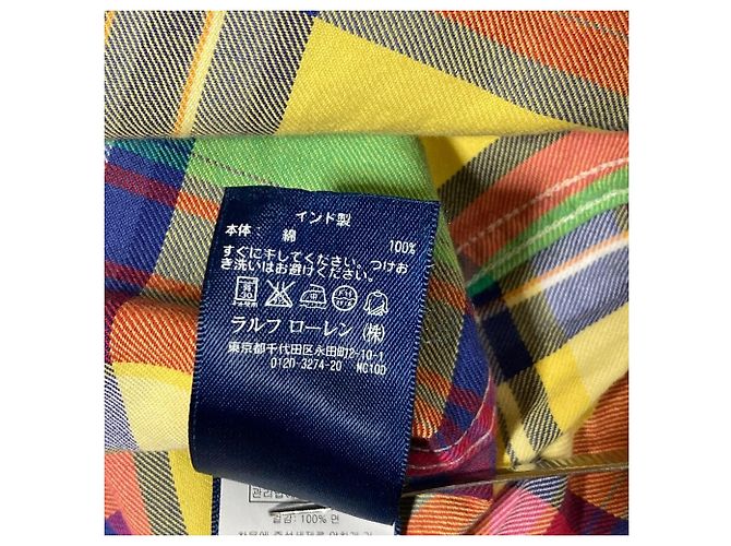 Camicia a quadri Polo Ralph Lauren Multicolore Giallo - vista 5