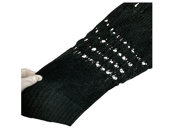 Autre Marque Top de punto grunge GRACE CONTINENTAL Negro - vista 3