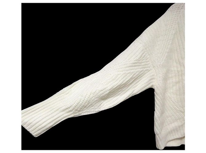 Autre Marque Cárdigan de punto holgado GRACE CONTINENTAL Blanco - vista 3