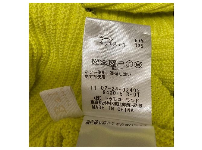 Autre Marque Suéter de punto de lana con cuello alto Ballsey Amarillo - vista 5