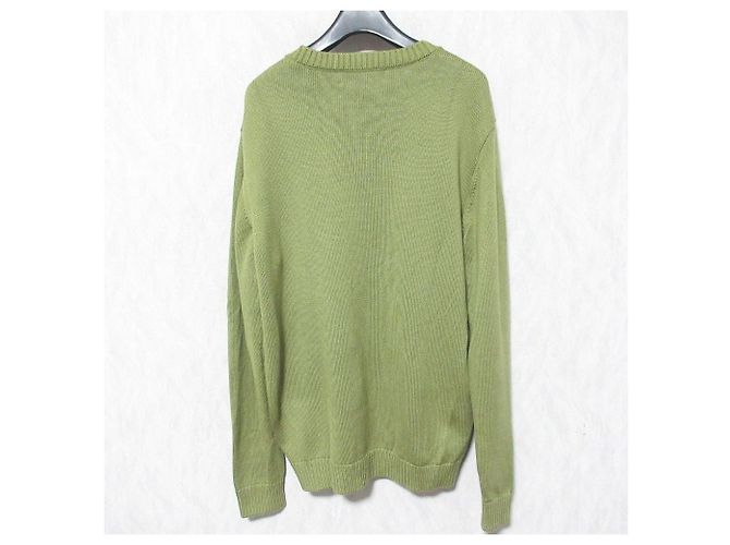 Autre Marque TOMORROWLAND tricot Merino Basic Crew Neck Knit Verde Caqui - vista 2