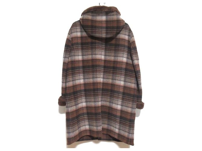 Lanvin Collection PARIS DUFFEL 03 Double Face Coat Castaño - vista 2