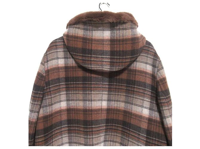 Lanvin Collection PARIS DUFFEL 03 Double Face Coat Castaño - vista 4