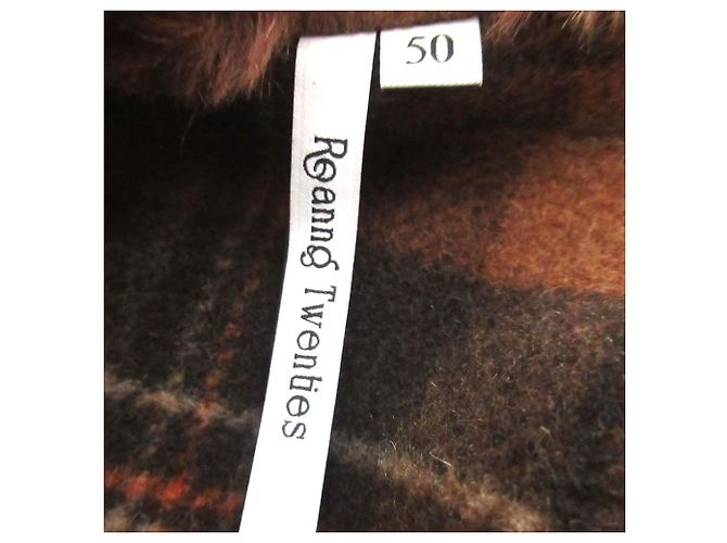 Lanvin Collection PARIS DUFFEL 03 Double Face Coat Castaño - vista 9
