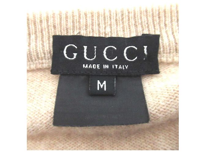 Maglione in lana lavorato a maglia Gucci Beige - vista 12
