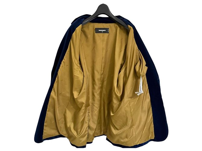 Autre Marque Chaqueta de terciopelo entallada Dsquared2 Azul Azul marino - Ansicht 3