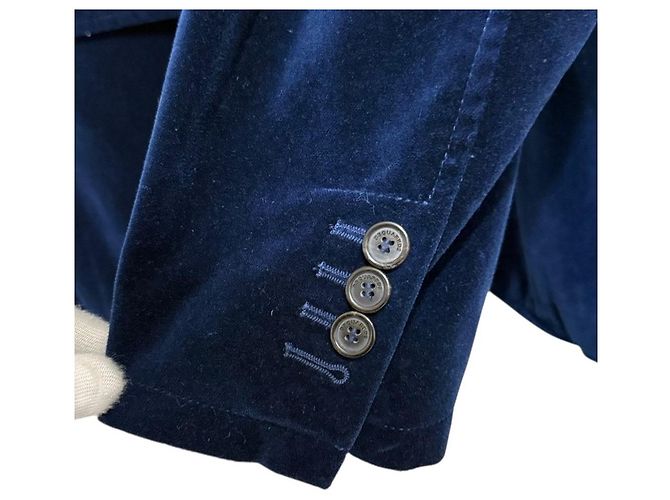 Autre Marque Chaqueta de terciopelo entallada Dsquared2 Azul Azul marino - Ansicht 4