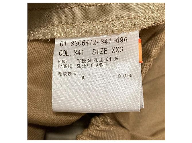 Pantaloni in flanella eleganti Theory Beige - vista 5