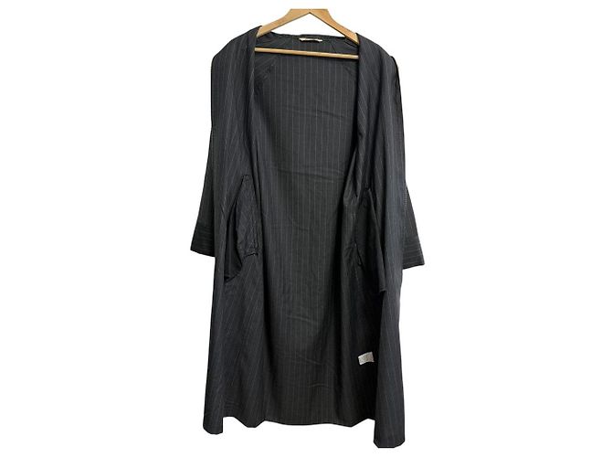 Autre Marque Abrigo de lana 2way BACCA Negro - vista 11