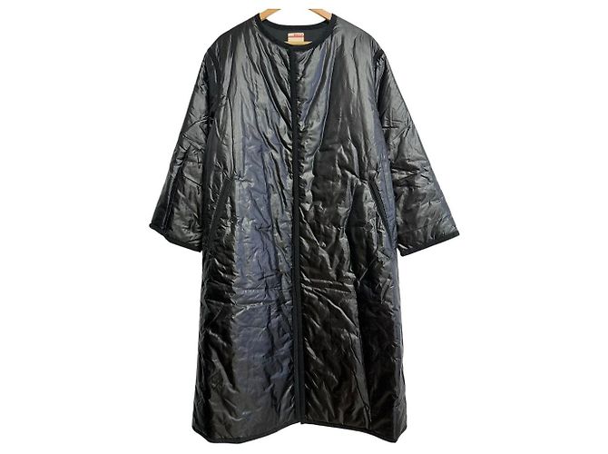 Autre Marque Abrigo de lana 2way BACCA Negro - vista 2