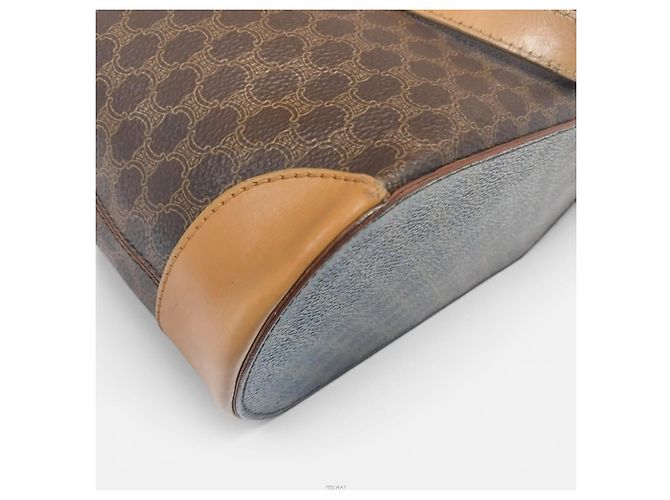 Céline Bolso Tote Macadam Castaño - vista 6