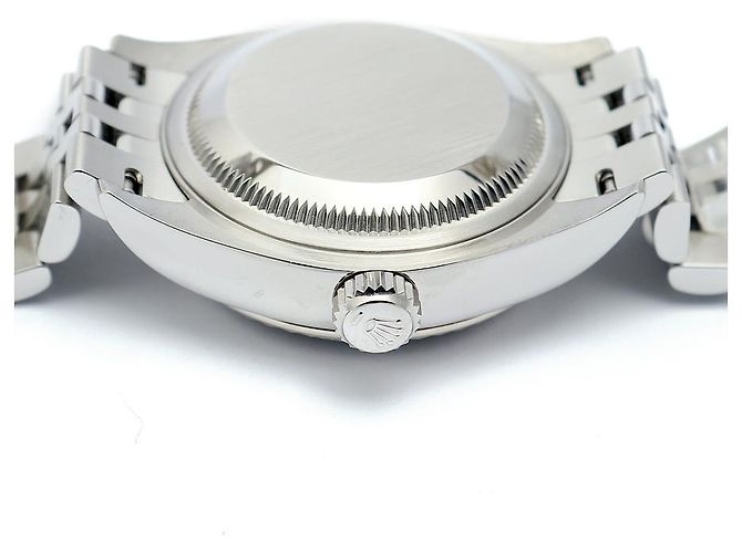Rolex Datejust MOP Pearl Oyster Steel Uhr Weiß - Ansicht 13