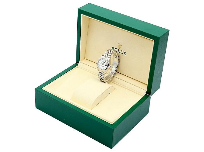 Rolex Datejust MOP Pearl Oyster Steel Uhr Weiß - Ansicht 23