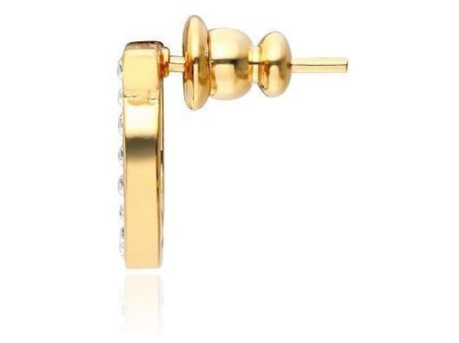 Salvatore Ferragamo Orecchini Gancini in ottone e cristallo Multicolore - vista 6