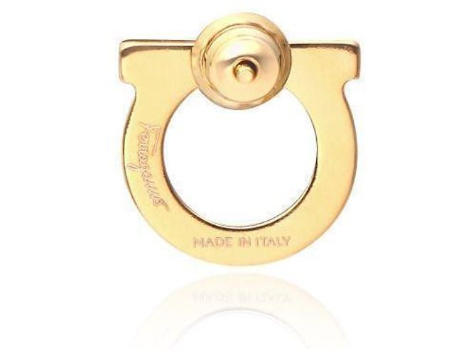 Salvatore Ferragamo Orecchini Gancini in ottone e cristallo Multicolore - vista 7