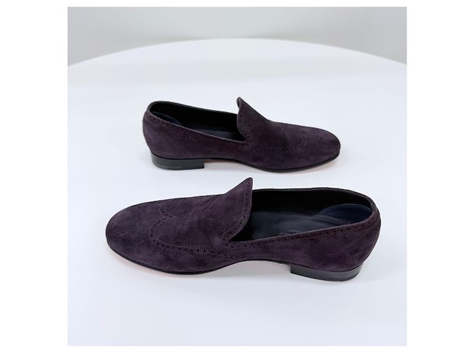 Hermès Mocassini Palermo in pelle di capra Mocha Brown Marrone - vista 5