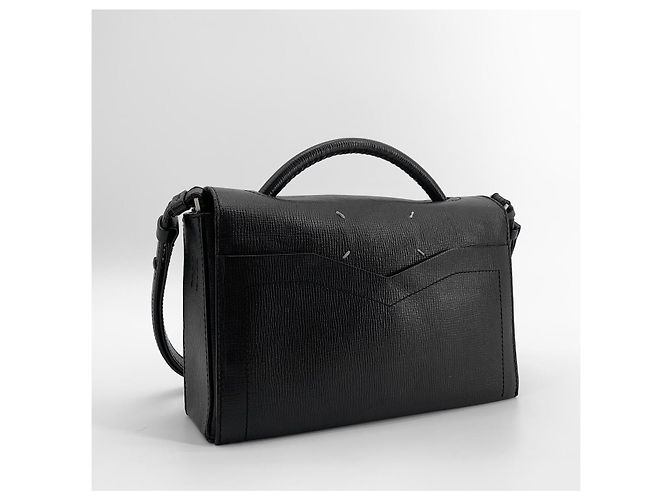 Maison Martin Margiela Bolsa Tote com fivela e Bolsa de ombro Preto - vista 11
