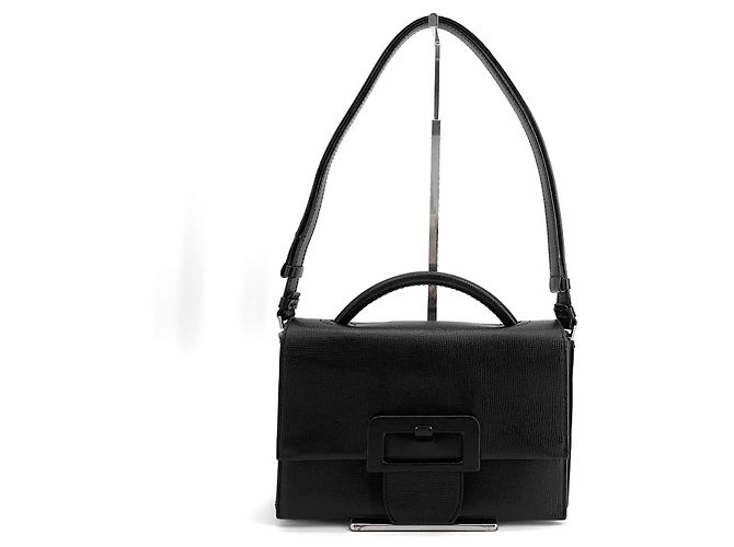 Maison Martin Margiela Bolsa Tote com fivela e Bolsa de ombro Preto - vista 17