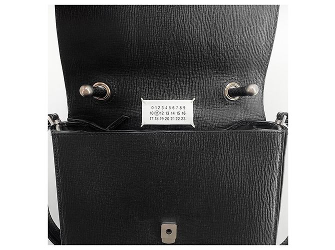 Maison Martin Margiela Bolsa Tote com fivela e Bolsa de ombro Preto - vista 18