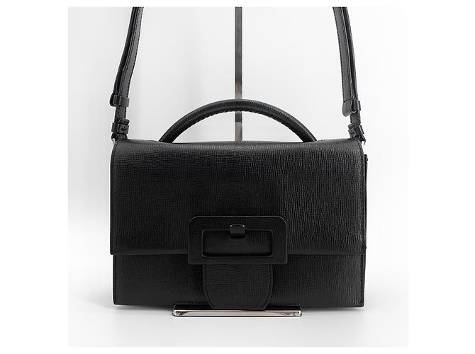Maison Martin Margiela Bolsa Tote com fivela e Bolsa de ombro Preto - vista 2